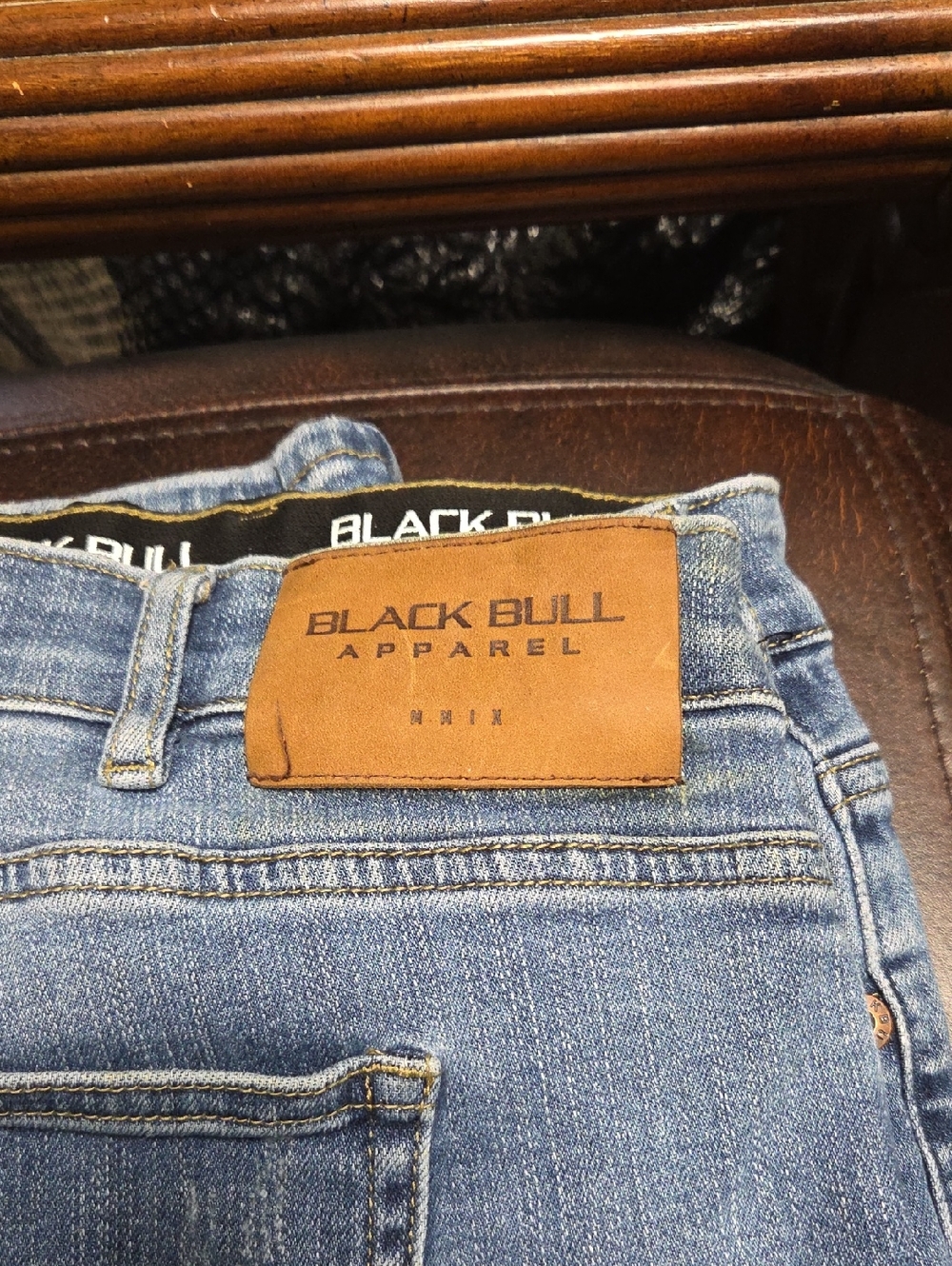 Men's Straight Jeans in Light Blue Denim